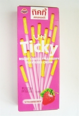 Bánh que Ticky dâu