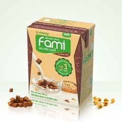 Sữa Đậu Nành Fami Nguyên Chất Vị Đường Đen 200ml
