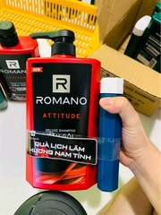 Dầu gội Hương nước hoa Romano attitude cho tóc chắc khỏe chai 650g