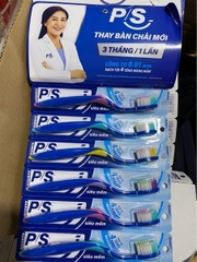 BÀN CHẢI ĐÁNH RĂNG P/S LÔNG TƠ SIÊU MỀM VỈ 6 CÂY