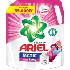 NƯỚC GIẶT ARIEL MATIC HƯƠNG DOWNY TÚI 1,8 KG ARIEL MATIC LAUNDRY DETERGENT DOWNY FLAVOR 2.15KG