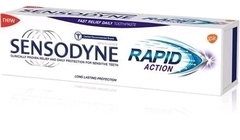 SENSODYNE RAPID ACTION 100G포스기 제품명 TÊN SP KIOTKEM ĐÁNH RĂNG SENSODYNE GIẢM NGAY Ê BUỐT 100G