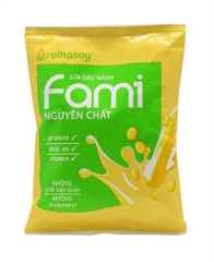 Sữa đậu nành Fami nguyên chất Vinasoy 200ml / Túi