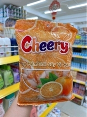 Kẹo mêm trái cây vị cam cherry Bibica 70GR