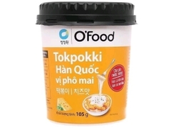 TOKPPOKKI HÀN QUỐC VỊ PHÔ MAI O'FOOD 105G KOREAN TOKPPOKKI CHEESE O'FOOD 105G