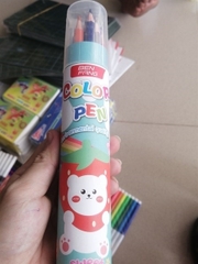 Chì màu cốc 12 màu PS-8028