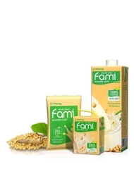 Sữa đậu nành fam Green soy không đường 200ml