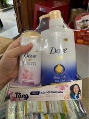 Dầu gội dove 640g dầu gội