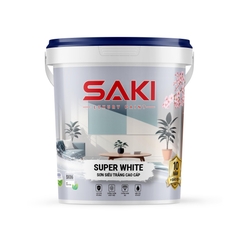 Sơn Siêu Trắng Cao Cấp SAKI Super White