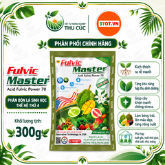 FULVIC MASTER – ACID FULVIC POWER 70, HỖ TRỢ RỄ VÀ TĂNG KHẢ NĂNG HẤP THU DINH DƯỠNG