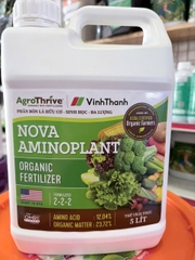 NOVA AMINOPLANT VĨNH THẠNH 5L – AMINO HỮU CƠ, PHỤC HỒI CÂY – TĂNG HẤP THU DINH DƯỠNG