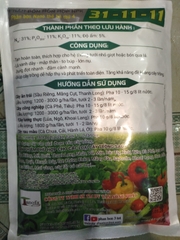 AGASOL 31-11-11 SUPER FAST – ĐÂM CHỒI, PHÁT ĐỌT, XANH DÀY BỘ LÁ