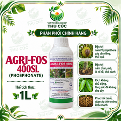 AGRI-FOS 400SL (PHOSPHONATE) – LƯU DẪN 2 CHIỀU, HỖ TRỢ QUẢN LÝ PHYTOPHTHORA TRÊN SẦU RIÊNG
