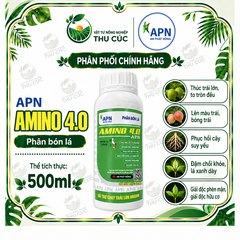 AMINO 4.0 APN – AMINO ACID 40%, HỖ TRỢ PHỤC HỒI CÂY VÀ NUÔI TRÁI