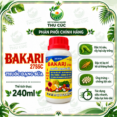 BAKARI 275SC 240ML – 3 HOẠT CHẤT, QUẢN LÝ RẦY VÀ CÔN TRÙNG GÂY HẠI