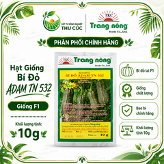 HẠT GIỐNG BÍ ĐỎ ADAM TN 532 TRANG NÔNG 10G – GIỐNG F1, TRÁI ĐẶC RUỘT, THỊT DÀY