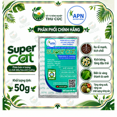 SUPER CAT APN 50G – BỔ SUNG VI LƯỢNG, HỖ TRỢ RA RỄ – BẬT CHỒI – RA HOA – NUÔI TRÁI