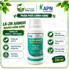 LK-ZN ARMOR NANO KẼM APN – BỔ SUNG KẼM, DƯỠNG CÂY XANH LÁ