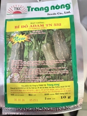 HẠT GIỐNG BÍ ĐỎ ADAM TN 532 TRANG NÔNG 10G – GIỐNG F1, TRÁI ĐẶC RUỘT, THỊT DÀY