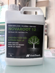 NOVAROOT 12 VĨNH THẠNH 5L – HUMIC FULVIC, GIẢI ĐỘC ĐẤT – PHỤC HỒI CÂY – RA RỄ MẠNH