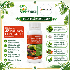 FERTIGOLD VĨNH THẠNH 500ML – AMINO SINH HỌC KÍCH RỄ, DƯỠNG ĐỌT, NUÔI TRÁI
