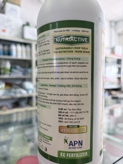 NUTRIACTIVE 1 LÍT – NPK, VI LƯỢNG &amp; AMINO ACID HỖ TRỢ CÂY PHỤC HỒI, SINH TRƯỞNG KHỎE