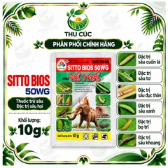 SITTO BIOS 50SG 10G – THUỐC TRỪ SÂU EMAMECTIN BENZOATE 50G/KG