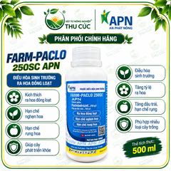 FARM-PACLO 250SC APN – PACLOBUTRAZOL HỖ TRỢ ĐIỀU HÒA SINH TRƯỞNG CÂY TRỒNG