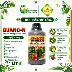 QUANO-C – TÁC ĐỘNG 3 IN 1, TĂNG ĐẬU QUẢ – CHỐNG RỤNG TRÁI NON – LỚN TRÁI