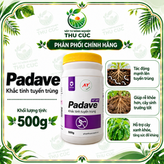 PADAVE 10⁶ WP 500G – VI SINH QUẢN LÝ TUYẾN TRÙNG, HỖ TRỢ PHỤC HỒI VÀ BẢO VỆ BỘ RỄ