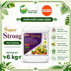 Super Strong Hữu Cơ Khoáng 6-6-6 Can 6kg – Kích Rễ, Bung Đọt