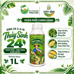 THỦY SÍNH 24 – NPK 3-3-18, NUÔI TRÁI – CHẮC NHÂN – HỖ TRỢ LÊN MÀU 🌱🍈