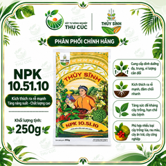 THỦY SÍNH NPK 10.51.10 – LÂN CAO, HỖ TRỢ PHÂN HÓA MẦM HOA – RA HOA ĐỒNG LOẠT
