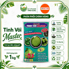 Tinh Vôi Master – Hạ Phèn, Nâng pH, Cải Tạo Đất, Giải Độc Hữu Cơ