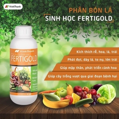 Phân Bón Lá Hữu Cơ Sinh Học Fertigold Amino Acid,Chai 500ml,Nhập Khẩu Từ Châu Âu,100% Amino Động Vật