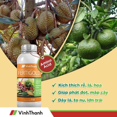 Phân Bón Lá Hữu Cơ Sinh Học Fertigold Amino Acid,Chai 500ml,Nhập Khẩu Từ Châu Âu,100% Amino Động Vật