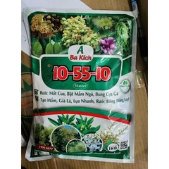 Phân A Ba Kích 10-55-10 + TE Kích Mầm Hoa Mạnh, Ra Hoa Đồng Loạt (1kg)