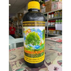Phân bón hữu cơ AMINO FULVIC chai 1l pha được 400L nước