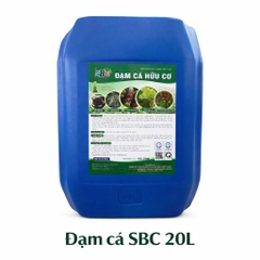 Đạm Cá Hữu Cơ SBC 20L – Kích Rễ Mạnh, Bật Mầm Nhanh, Xanh Cây, Nuôi Trái