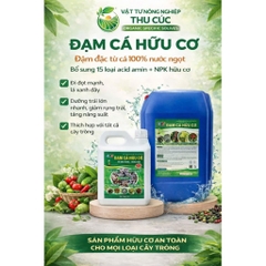 Đạm Cá Hữu Cơ SBC 20L – Kích Rễ Mạnh, Bật Mầm Nhanh, Xanh Cây, Nuôi Trái