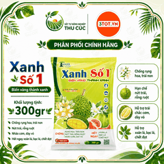 XANH SỐ 1 TANOFA 300G – BỔ SUNG KẼM, XANH LÁ, HẠN CHẾ RỤNG HOA TRÁI NON