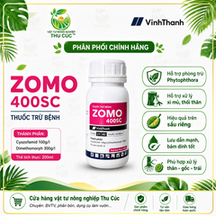 ZOMO 400SC – GIẢI PHÁP QUẢN LÝ BỆNH SƯƠNG MAI, THỐI TRÁI, NỨT THÂN, XÌ MỦ HIỆU QUẢ
