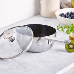 Quánh chống dính phủ tinh thể kim cương cao cấp blue diamond 16cm
