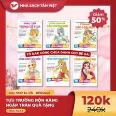 CB515 -50% - Combo 6 cuốn: TÔ MÀU CÔNG CHÚA DÀNH CHO BÉ GÁI