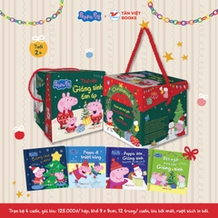 Bộ Hộp Peppa Pig Thư viện Giáng sinh ấm áp