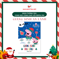 Combo 2 cuốn : Sách tương tác Cùng học cùng chơi với Peppa Pig - Chủ Đề Giáng Sinh
