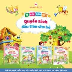 Combo 4 cuốn: Bé học điều hay - Quyển sách đầu tiên cho bé - Tái bản 2026