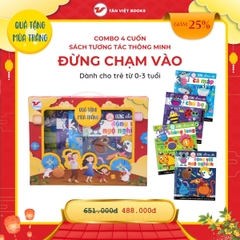 Hộp Quà Tặng Mùa Trăng Cho Trẻ 0-3 tuổi: Đừng Chạm Vào (4 cuốn)