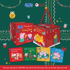Bộ Hộp Peppa Pig – Thư viện nhỏ về Giáng sinh