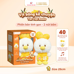 Vịt Bông Vàng Kể Chuyện - Phiên Bản Tinh Gọn - 2 Nút Bấm - Size 25cm